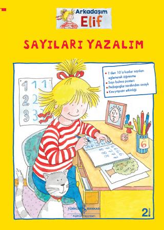 Arkadaşım Elif - Sayıları Yazalım | İş Bankası Kültür Yayınları (Ciltsiz)  - Resim 1