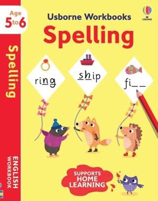 Usborne Workbooks Spelling 5-6 | Usborne (Ciltsiz)  - Resim 1
