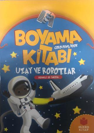 Boyama Kitabı: Uzay ve Robotlar | Mikro Kitap (Ciltsiz)  - Resim 1