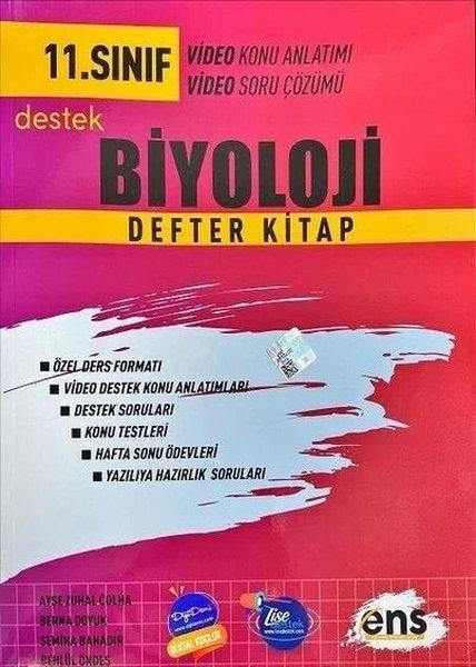 11.Sınıf Biyoloji Destek Defterim | Ens Yayıncılık (İnce Kapak)  - Resim 1
