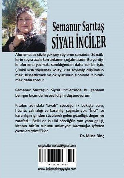 Siyah İnciler | Kekeme Yayınları (İnce Kapak)  - Resim 2