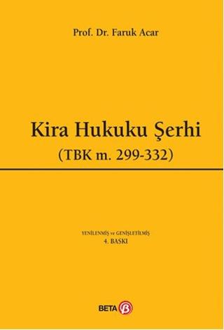 Kira Hukuku Şerhi | Beta Yayınevi (Ciltli)  - Resim 1