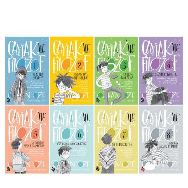 Çaylak İle Filozof Seti - 8 Kitap Takım | Uğurböceği (İnce Kapak)  - Resim 1