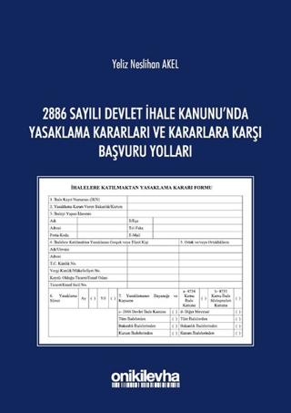 2886 Sayılı Devlet İhale Kanunu'nda Yasaklama Kararları ve Kararlara Karşı Başvuru Yolları | On İki Levha Yayınları (Ciltli)  - Resim 1