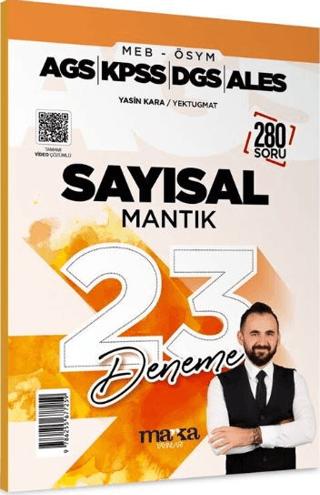 2026 MEB AGS KPSS DGS ALES Sayısal Mantık 23 Deneme Tamamı Video Çözümlü | Marka Yayınları (Ciltsiz)  - Resim 1