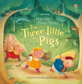 The Three Little Pigs | Usborne (Ciltsiz)  - Resim 1