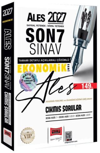 2027 ALES Sayısal-Sözel Yetenek Son 7 Sınav Çıkmış Sorular (Ekonomik Seri) | Yargı Yayınevi (Ciltsiz)  - Resim 1