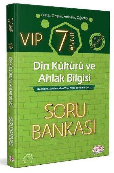 7.Sınıf VIP Din Kültürü ve Ahlak Bilgisi Soru Bankası | Editör (İnce Kapak)  - Resim 1