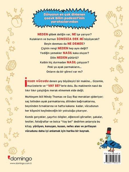 Tepeden Tırnağa İnsan Vücudu - Vay Be Dünya! 2 | Domingo Yayınevi (İnce Kapak)  - Resim 2