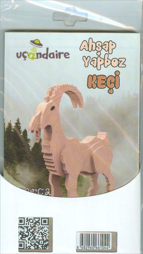 Uçandaire Ahşap Yapboz KEÇİ | Uçandaire - Resim 1