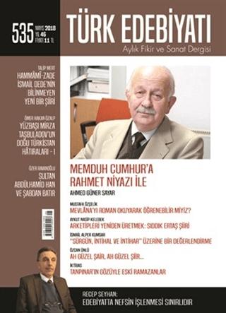 Türk Edebiyatı Dergisi Sayı: 535 Mayıs 2018 | Türk Edebiyatı Dergisi (Ciltsiz)  - Resim 1