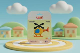 Let's Mini Changelle 5 Renk Taşıt Atölyesi Helikopter Oyun Hamuru 120g | Lets - Resim 1