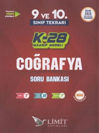 TYT 9. ve 10. Sınıf Tekrarı Coğrafya K-28 Maarif Model Soru Bankası | Limit Yayınları (Ciltsiz)  - Resim 1
