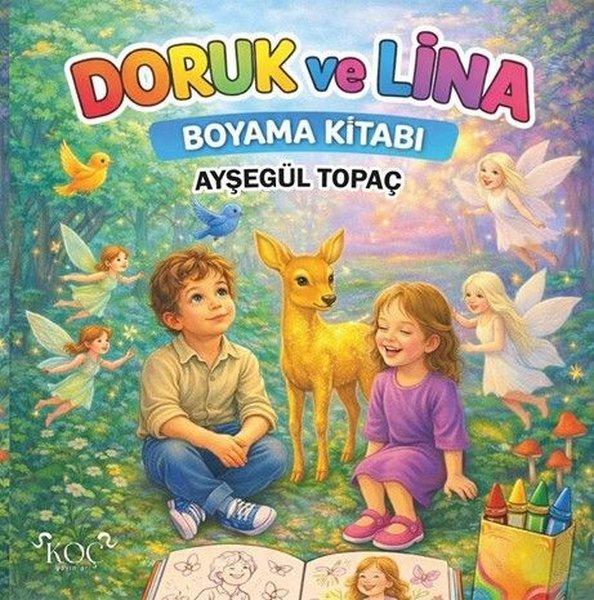 Doruk ve Lina Boyama Kitabı | Koç Yayınları (Ciltli)  - Resim 1