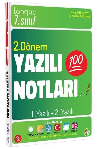 7.Sınıf Yazılı Notları 2.Dönem 1+2.Yazılı | Tonguç Akademi (İnce Kapak)  - Resim 1