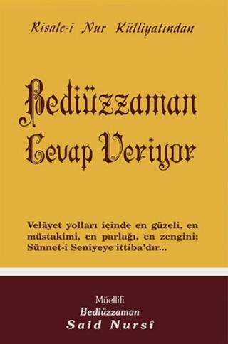 Bediüzzaman Cevap Veriyor Normal Boy | Envar Neşriyat (Ciltsiz)  - Resim 1