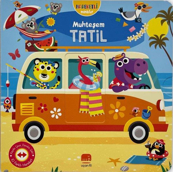 Muhteşem Tatil - Hareketli Minikler | Uçan Fil (Ciltli)  - Resim 1