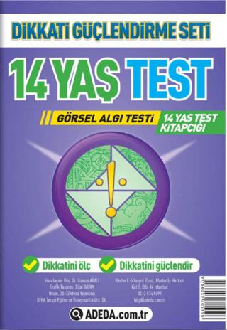 Dikkati Güçlendirme Seti 14 Yaş Test