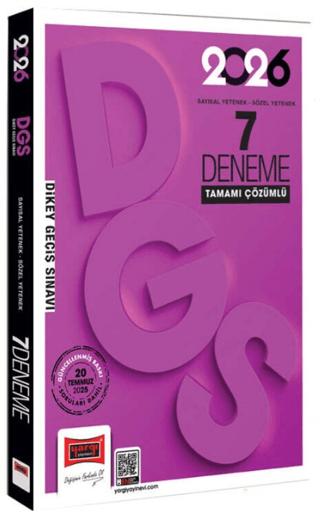 2026 DGS Sayısal-Sözel Yetenek Tamamı Çözümlü 7 Deneme
