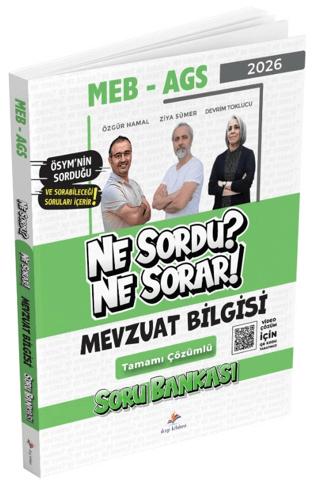 2026 MEB AGS Mevzuat Bilgisi Ne Sordu Ne Sorar Tamamı Video Çözümlü Soru Bankası | Dizgi Kitap (Ciltsiz)  - Resim 1