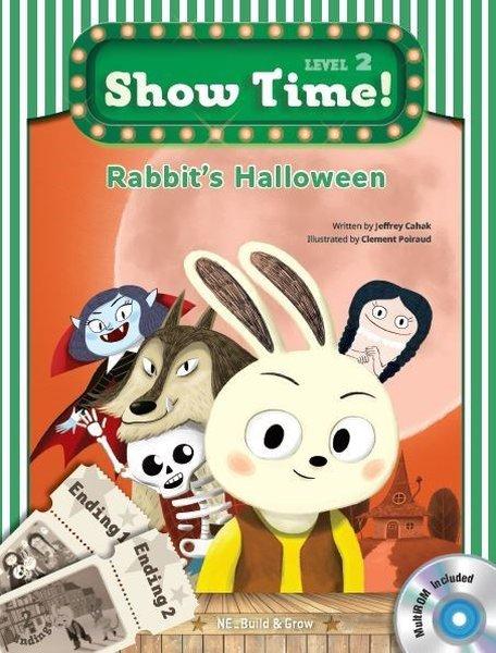 Rabbit's Hallowen-Show Time Level 2 | Build & Grow (İnce Kapak)  - Resim 1