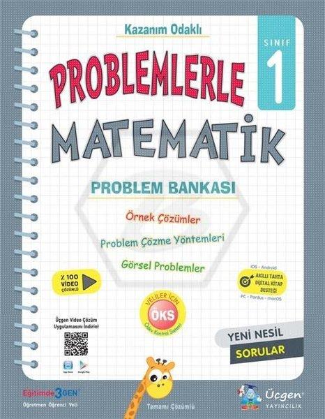 1.Sınıf Problemlerle Matematik | Üçgen Yayıncılık (İnce Kapak)  - Resim 1