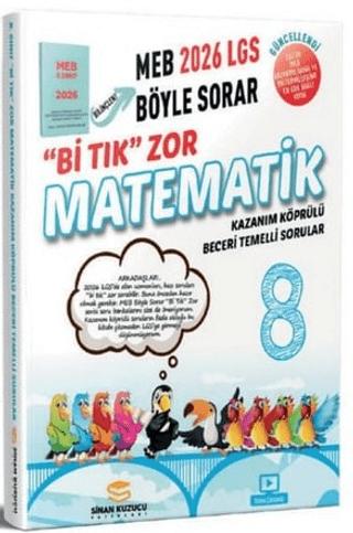 8. Sınıf Bi Tık Zor Matematik Soru Bankası | Sinan Kuzucu Yayınları (Ciltsiz)  - Resim 1