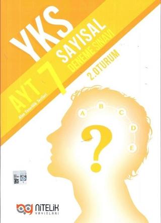 Nitelik YKS AYT Sayısal 7 Deneme Sınavı (2. Oturum) | Nitelik Yayınları (Ciltsiz)  - Resim 1