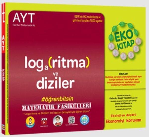 AYT Matematik Fasikülleri Logaritma-Dizi Eko | Tonguç Kampüs (İnce Kapak)  - Resim 1