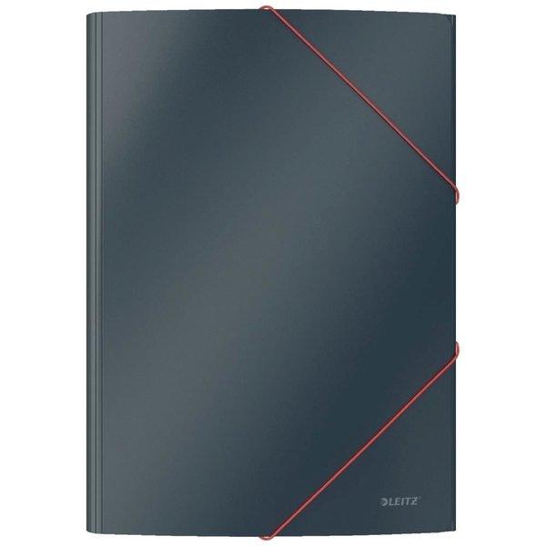 Leitz Cosy Soft Touch Lastik Kilitli Dosya A4 - Gri
