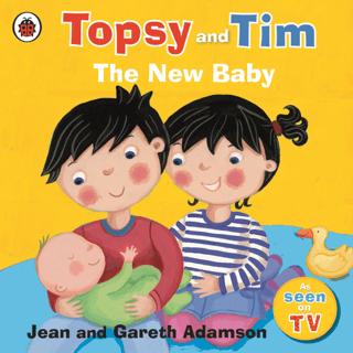 Topsy and Tim: The New Baby | Ladybird Book (Ciltsiz)  - Resim 1