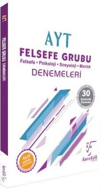 AYT Felsefe Grubu Denemeleri | Karekök Eğitim Yayın (İnce Kapak)  - Resim 1