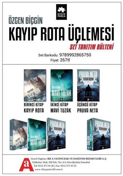 Kayıp Rota Üçlemesi Seti - 3 Kitap Takım | Eksik Parça Yayınları (İnce Kapak)  - Resim 1