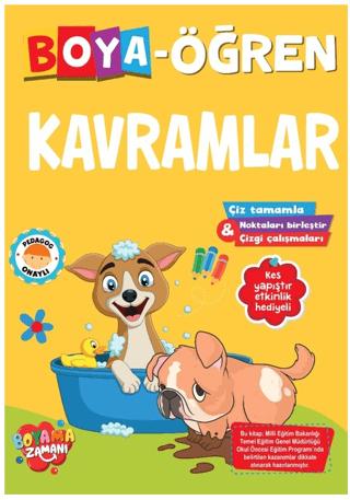 Boya Öğren – Kavramlar | Boyama Zamanı (Ciltsiz)  - Resim 1