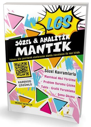 LGS Sözel ve Analitik Mantık Karekod Çözümlü Soru Bankası | Pelikan Tıp Teknik Yayıncılık (Ciltsiz)  - Resim 1