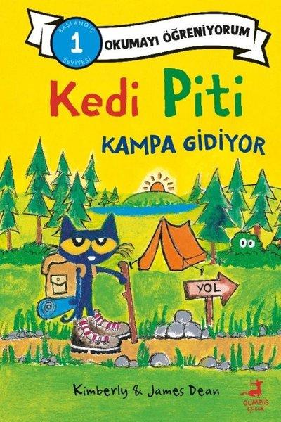 Kedi Piti Kampa Gidiyor-Okumayı Öğreniyorum - Başlangıç 1 Seviyesi | Olimpos Çocuk (İnce Kapak)  - Resim 1