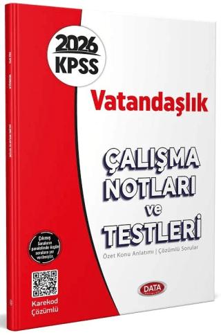 2026 KPSS Vatandaşlık Çalışma Notları ve Testleri