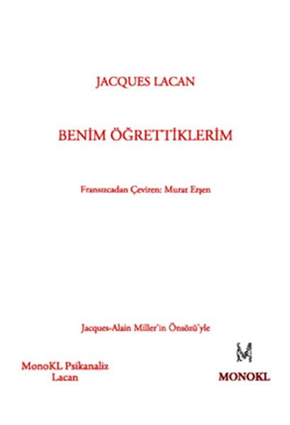 Benim Öğrettiklerim | Monokl (İnce Kapak)  - Resim 1