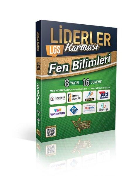 LGS Fen Bilimleri Denemeleri 8 Yayın 16 Deneme | Liderler Karması (İnce Kapak)  - Resim 1