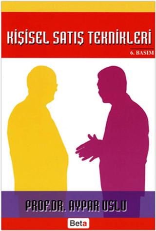 Kişisel Satış Teknikleri | Beta Yayınevi (Ciltsiz)  - Resim 1