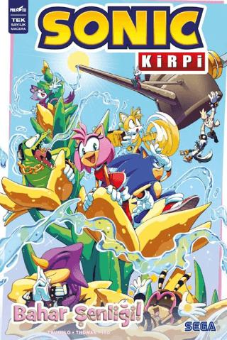 Kirpi Sonic: Bahar Şenliği | Presstij Kitap (Ciltsiz)  - Resim 1