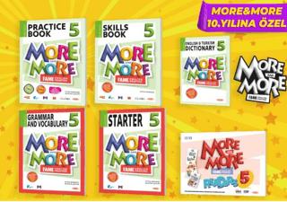 More & More 5 Practice Book Seti (6 Kitap) + Test Book Worksheets | Kurmay Yayınları (Ciltsiz)  - Resim 1