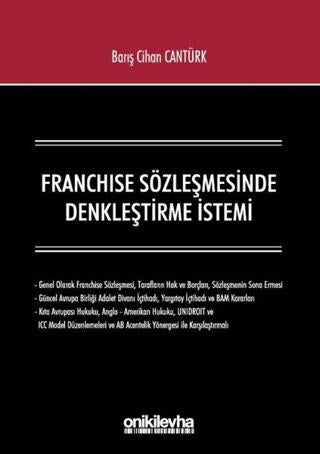 Franchise Sözleşmesinde Denkleştirme İstemi | On İki Levha Yayınları (Ciltsiz)  - Resim 1