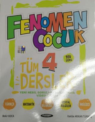 Fenomen Çocuk 4. Sınıf Tüm Dersler Yeni Nesil Soru Bankası | Fenomen Çocuk (Ciltsiz)  - Resim 1