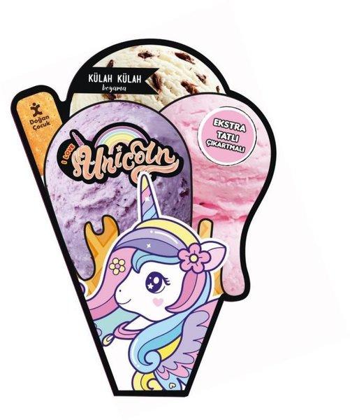 I Love Unicorn - Külah Külah Boyama | Doğan Çocuk (İnce Kapak)  - Resim 1