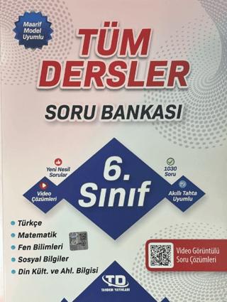 6. Sınıf Tüm Dersler Soru Bankası | Tandem Yayınları (Ciltsiz)  - Resim 1