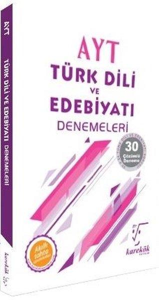 AYT Türk Dili ve Edebiyatı Denemeleri | Karekök Eğitim Yayın (İnce Kapak)  - Resim 1