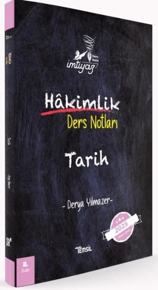 İmtiyaz Tarih Hakimlik Ders Notları | Temsil Kitap (Ciltsiz)  - Resim 1