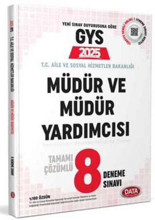 T.C. Aile ve Sosyal Hizmetler Bakanlığı GYS Müdür ve Müdür Yardımcısı Tamamı Çözümlü 8 Deneme Sınavı