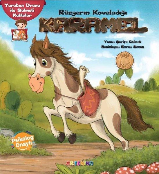 Rüzgarın Kovaladığı Karamel - Yaratıcı Drama ile Sahneli Kuklalar | Artenino Yayıncılık (İnce Kapak)  - Resim 1